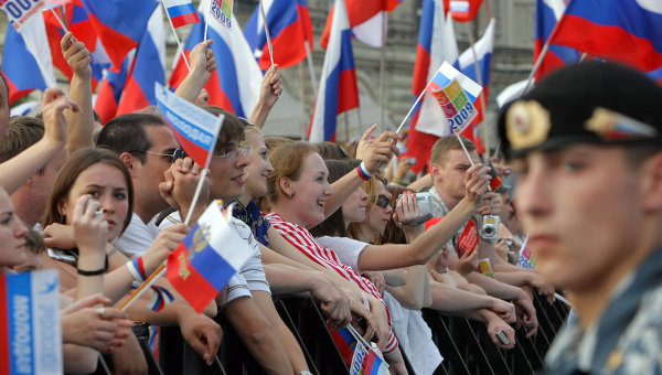 Концерт на Красной площади в День России
